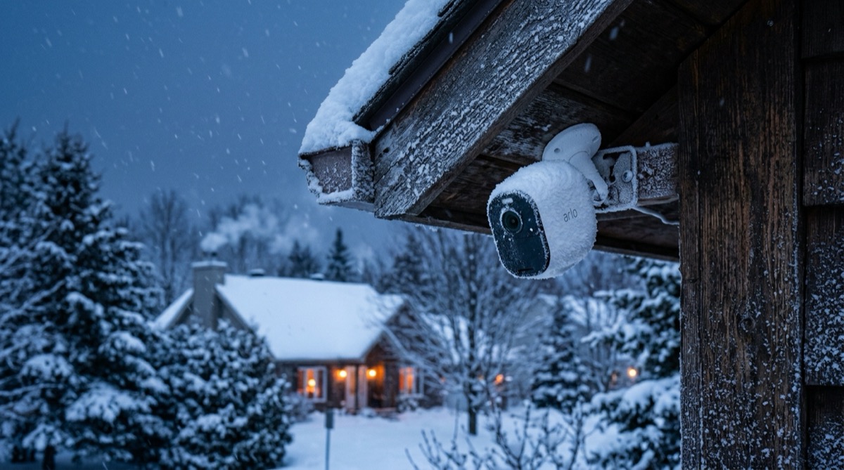 Cold weather security camera